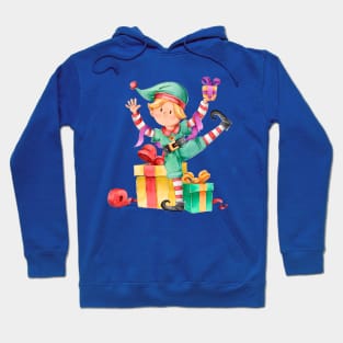 Watercolor Christmas Hoodie